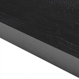 43" Dark Gray Whitewash Wooden Floating Shelf