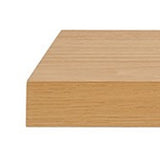 43" Black Wooden Floating Shelf