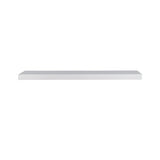 43" White Wooden Wall Mounted Floating Shelf