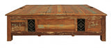 Rectangular Storage Wood Coffee Table