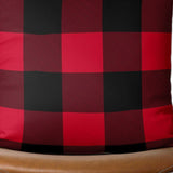 Christmas Buffalo Check Pick Up Truck Pillow Cover