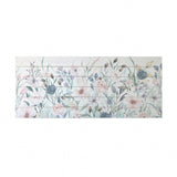 Pretty in Pink Flower Garden Wood Plank Wall Art