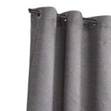 Set of Two 84" Silver Metallic Textured Window Panels