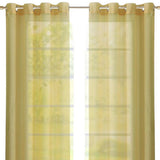 Set of Two 84" Gold Solid Modern Window Panels