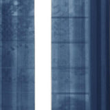 Set of Two 84" Blue Solid Modern Window Panels