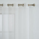 Set of Two 84" Rust Solid Modern Window Panels