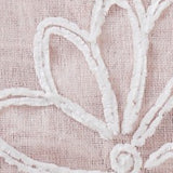 Set of Two 96" Blush Floral Embroidered Window Panels