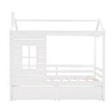 White Twin Four Poster