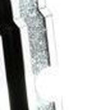 63" Mirrored &amp; Faux Diamonds Cheval Standing Mirror