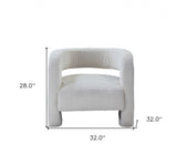 32" Pink Sherpa Solid Color Swivel Slipper Chair