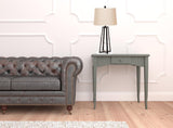 Set Of Two 29" Black Acrylic Table Lamps With Beige Empire Shade