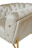 Set Of Two 23" Black And Gold Solid Color Parsons Chair