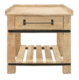 26" White One Drawer Nightstand