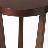 24" Cherry Manufactured Wood Round End Table