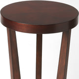 24" Cherry Manufactured Wood Round End Table