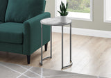 28" White End Table With Shelf