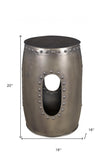 20" Copper Iron Round End Tables