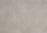12" Gray Cotton Blend And Natural Round Ottoman