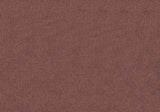 14" Plum Velvet And Gold Round Ottoman