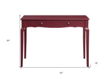 42" Red Writing Desk