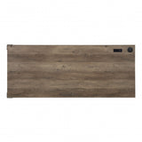 48" Brown and Black L Shape Writing Desk