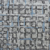 3' X 5' Grey Geometric Area Rug