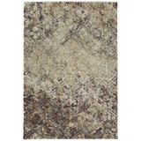 10' X 13' Brown Diamond Area Rug