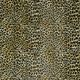 8' X 10' Black and Gold Leopard Print Shag Handmade Non Skid Area Rug