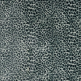 2' X 3' Black and Gray Leopard Print Shag Handmade Non Skid Area Rug