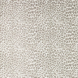 5' X 8' Beige and Cream Leopard Print Shag Handmade Non Skid Area Rug