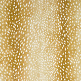 2' X 8' Gold Gazelle Print Shag Handmade Non Skid Runner Rug