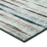 10' Blue Round Ombre Tufted Handmade Area Rug