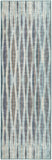 3' X 10' Blue Ombre Tufted Runner Rug
