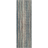 3' X 8' Brown Ombre Tufted Handmade Runner Rug
