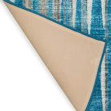 3' X 10' Blue Ombre Tufted Runner Rug