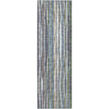 3' X 10' Purple Ombre Tufted Runner Rug