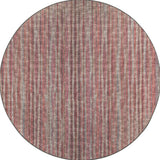 6' Pink Round Ombre Tufted Handmade Area Rug