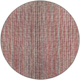 6' Pink Round Ombre Tufted Handmade Area Rug