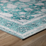 9' X 13' Red Oriental Distressed Non Skid Area Rug