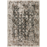 9' X 13' Blue Oriental Area Rug With Fringe