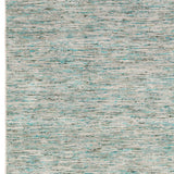 12' Square Green Square Wool Hand Loomed Handmade Area Rug