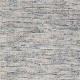 6' X 9' Blue Wool Hand Loomed Handmade Area Rug