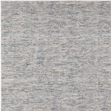 6' Blue Square Wool Hand Loomed Handmade Area Rug