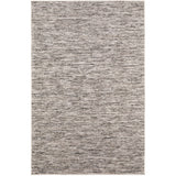 10' Black Round Wool Hand Loomed Handmade Area Rug