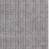 5' x 8' Tan And Charcoal Plaid Cross Hand Loomed Area Rug