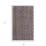 9' X 12' Rust And Tan Medallion Hand Loomed Area Rug