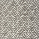 8' X 11' Charcoal Floral Stain Resistant Non Skid Area Rug