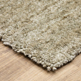 2' X 8' Stone Shag Power Loom Stain Resistant Runner Rug