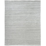6' x 9' Ivory Geometric Hand Woven Area Rug