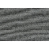 10' Gray and Black Hand Woven Runner Rug